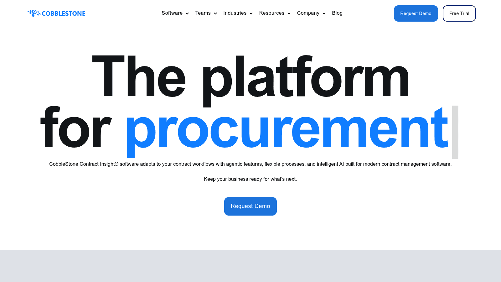 CobbleStone as vendor management software for distributors