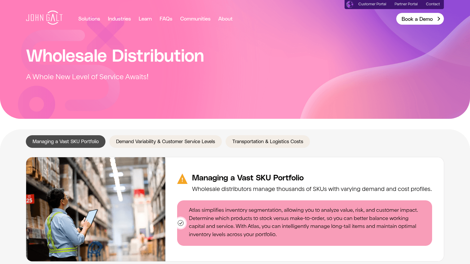 John Galt Solutions as a top inventory forecasting software