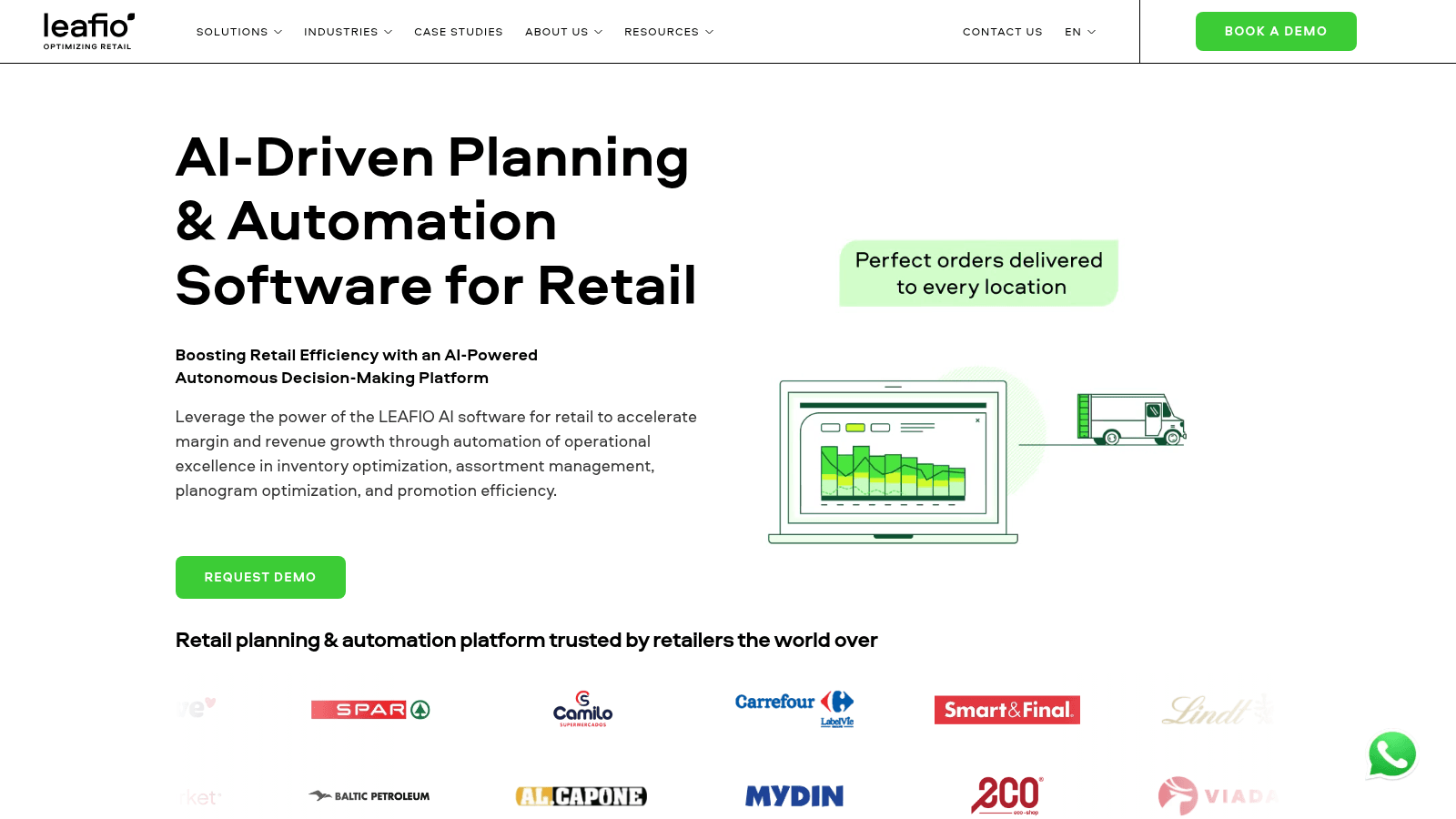 LEAFIO as inventory replenishment software