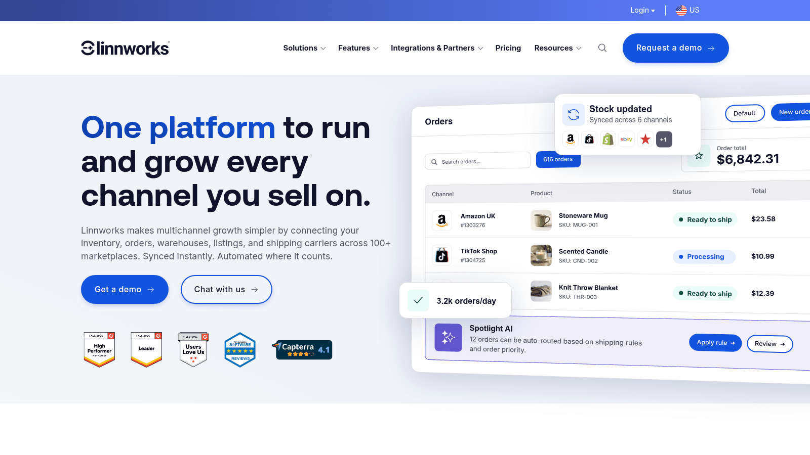 Linnworks as inventory automation software for distributors