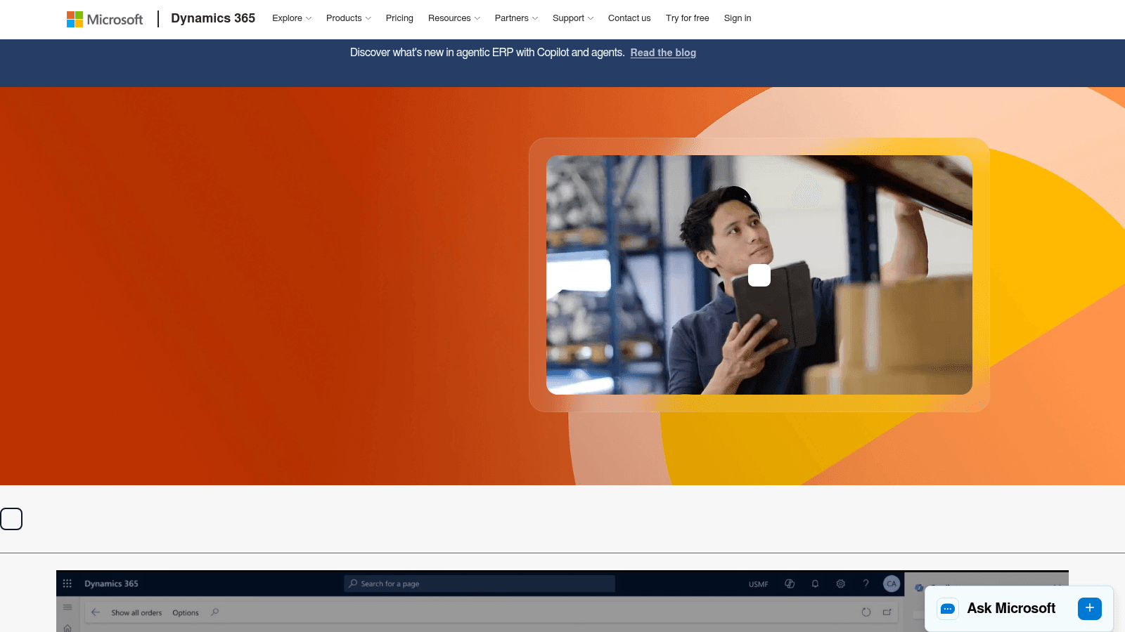 Microsoft Dynamics 365 SCM as inventory visibility software for distributors