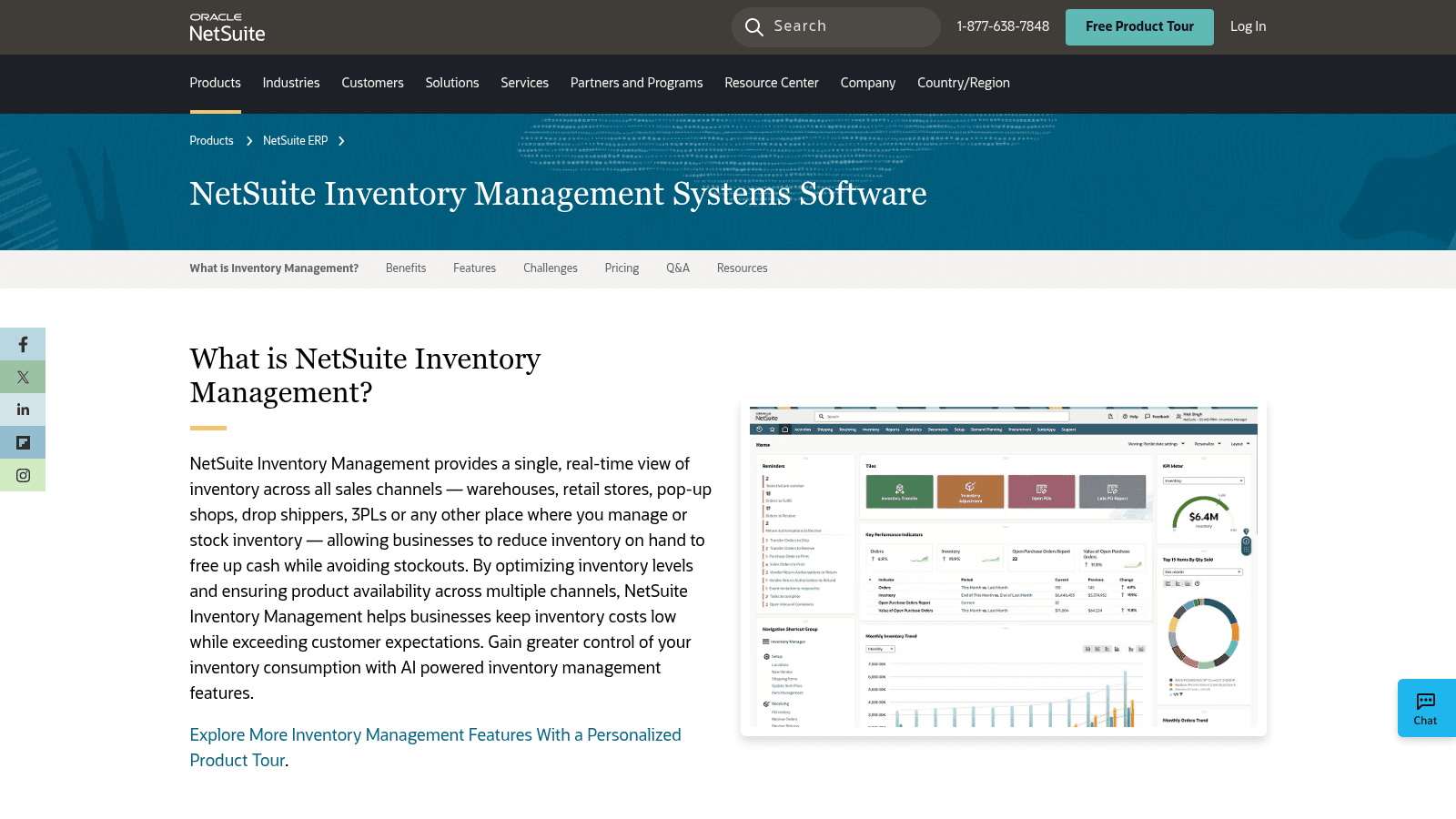 NetSuite as inventory visibility software for distributors