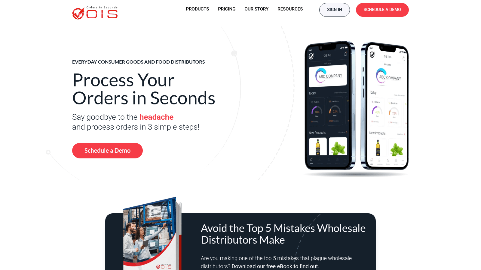 Orders in Seconds as order tracking software for distributors