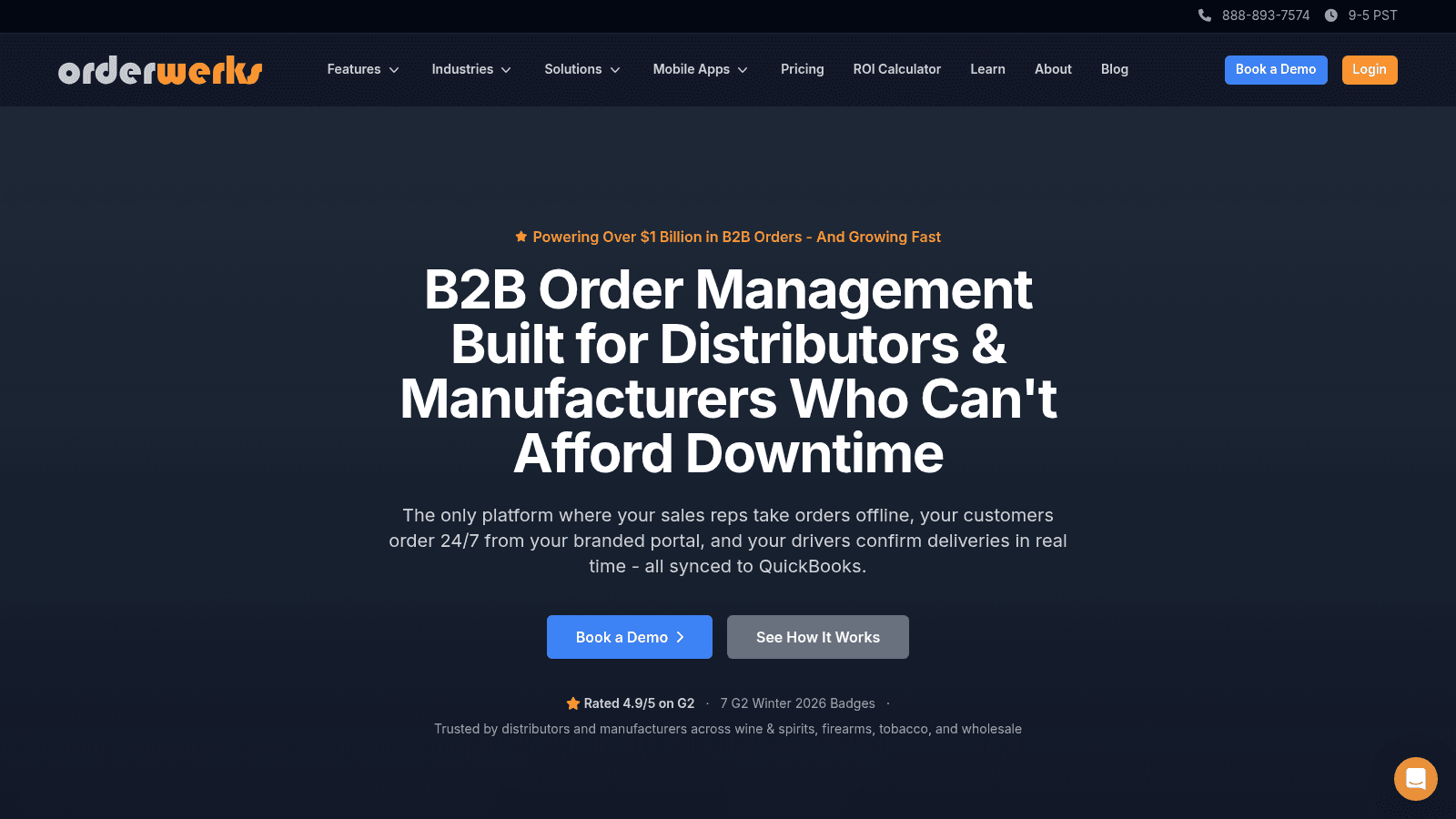 Orderwerks as order entry software for distributors