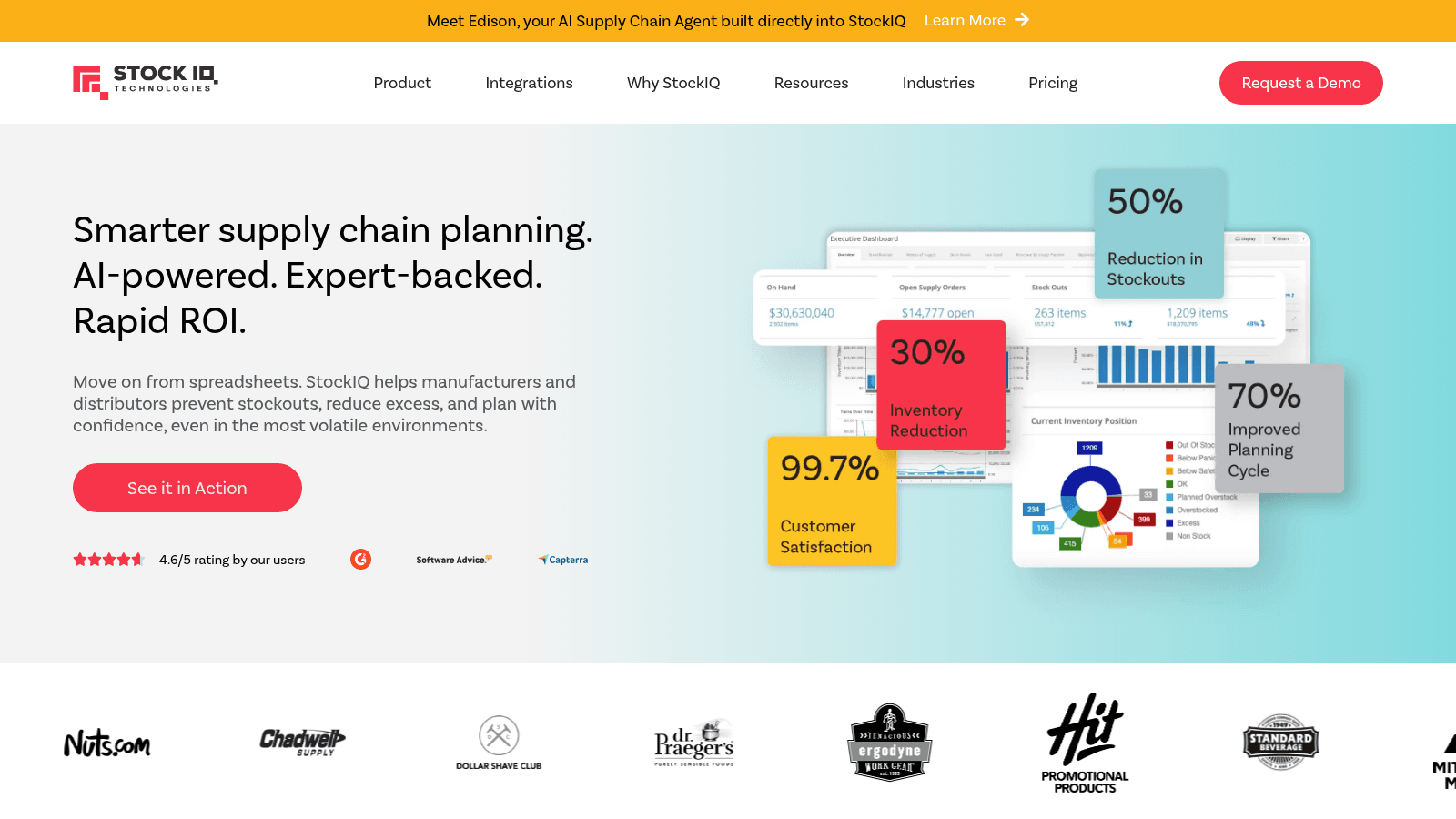StockIQ as inventory planning software for distributors