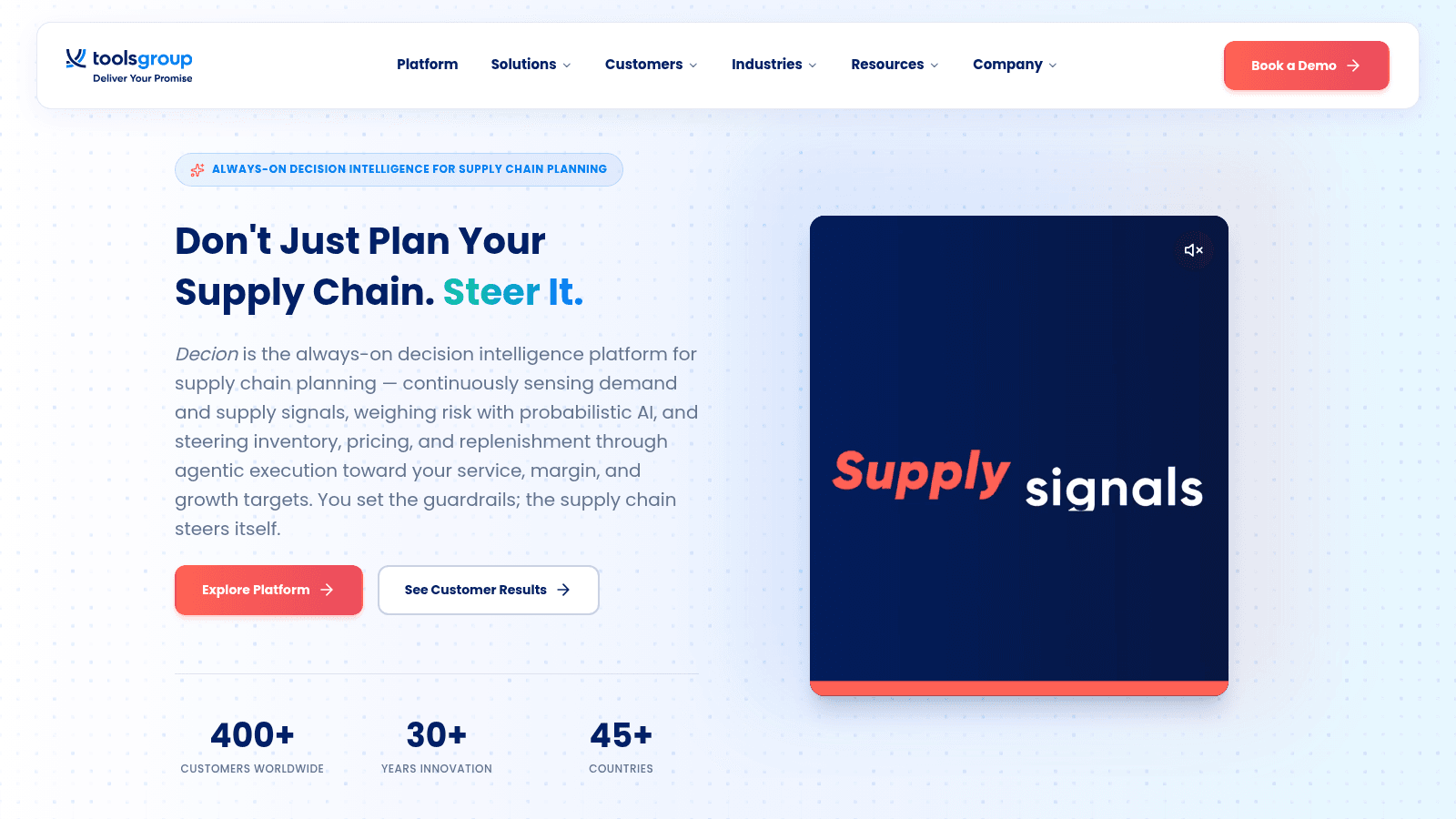ToolsGroup as distribution resource planning software